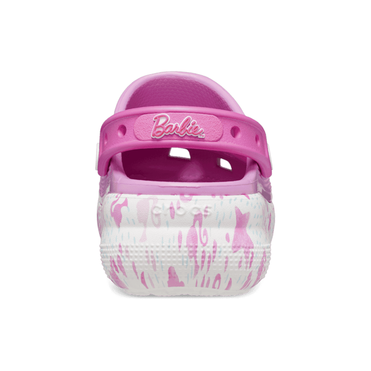 Crocs Cutie Crush Clog Barbie Taffy Pink (GS) Angle 4