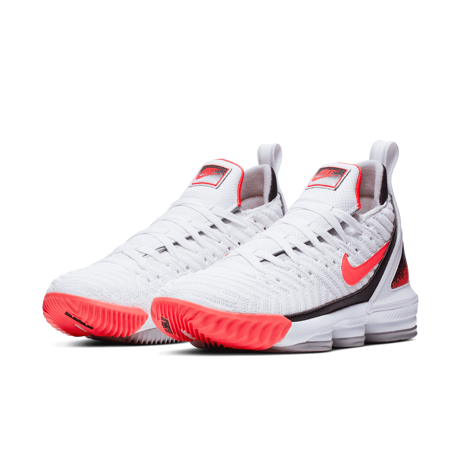 nike lebron 16 white hot lava