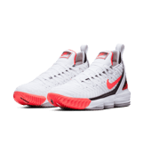 Nike LeBron 16 White Hot Lava Angle 2