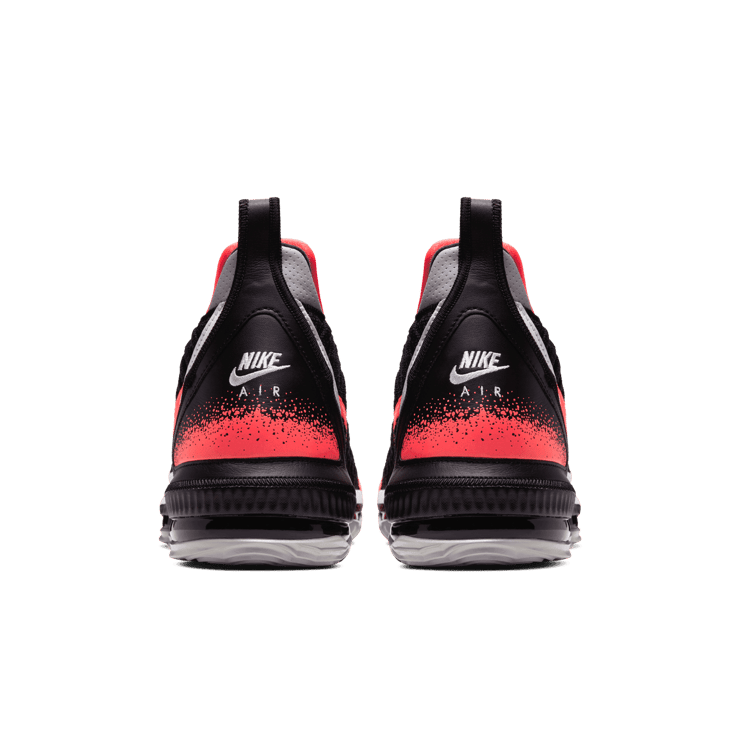 Nike LeBron 16 Black Hot Lava Angle 3