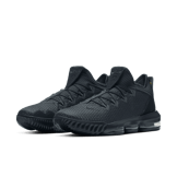 Nike LeBron 16 Low Triple Black Angle 2