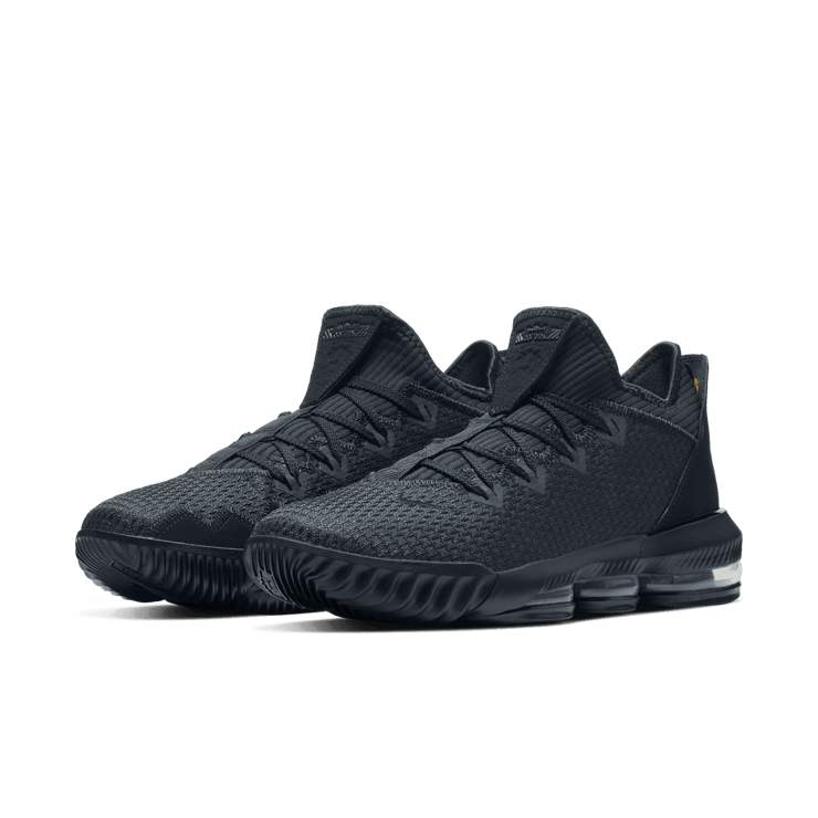 Nike LeBron 16 Low Triple Black CI2668 002 Raffles Where to Buy