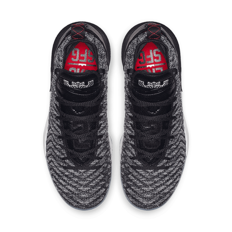 Nike LeBron 16 Black Metallic Silver Angle 1