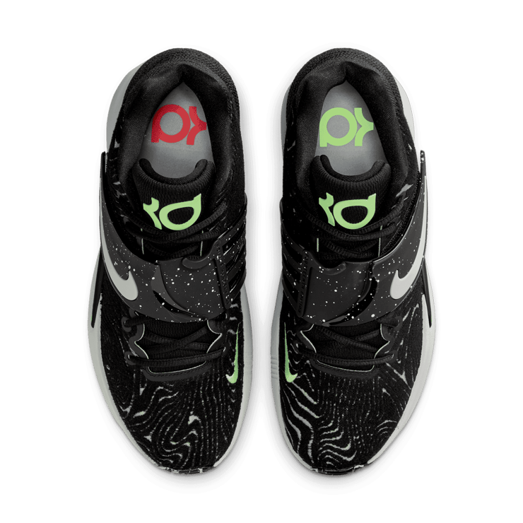 Nike KD 14 Black Lime Glow Angle 1