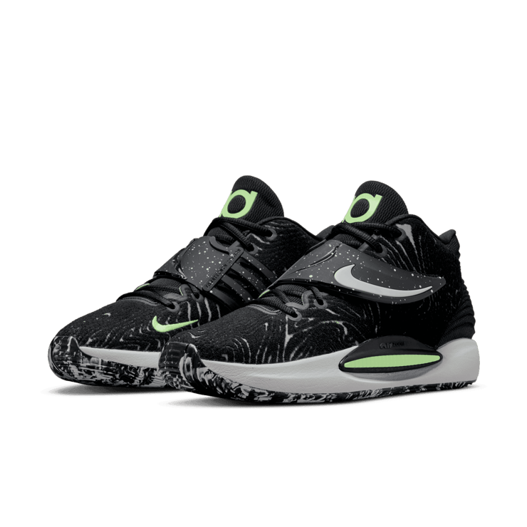 Nike KD 14 Black Lime Glow CW3935-005 Raffles Where to Buy