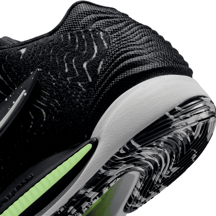 Nike KD 14 Black Lime Glow Angle 5