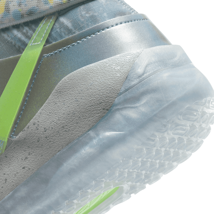 Nike KD 13 Recycled Collar Barely Volt Angle 5