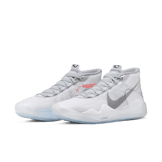 Nike KD 12 White Wolf Grey Angle 2