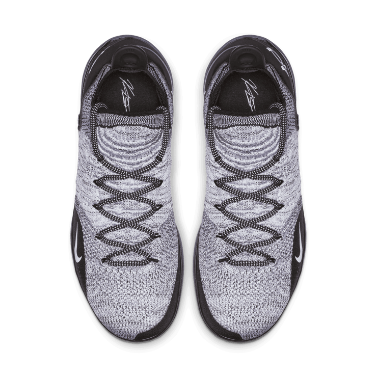 Nike KD 11 Black White Racer Blue Angle 1