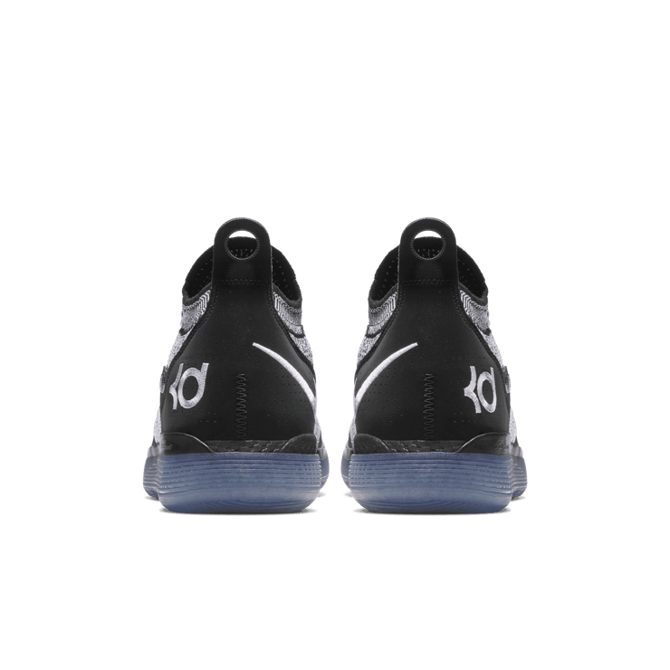 Nike KD 11 Black White Racer Blue Angle 3