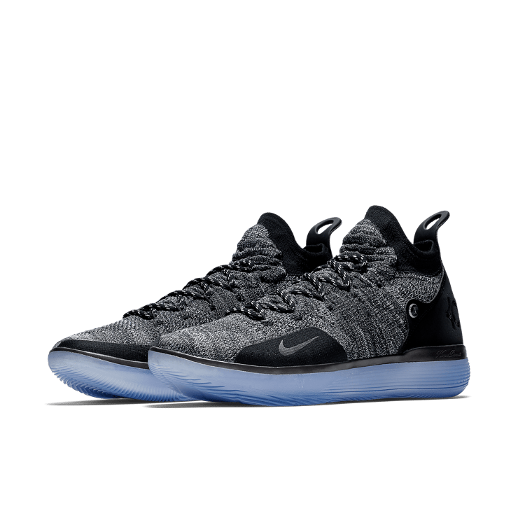 Nike KD 11 Black Grey Angle 2