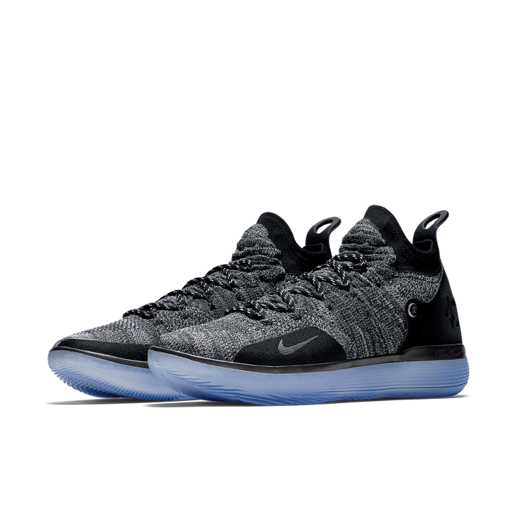 Nike KD 11 Black Grey Angle 2