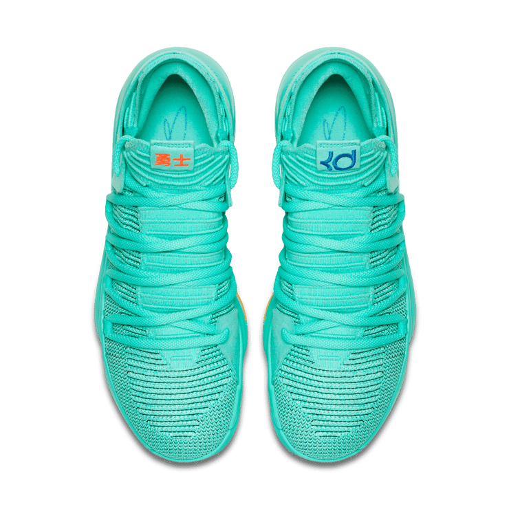 Nike KD 10 Hyper Turquoise Angle 1