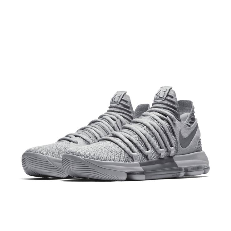 Nike KD 10 Wolf Grey Angle 2