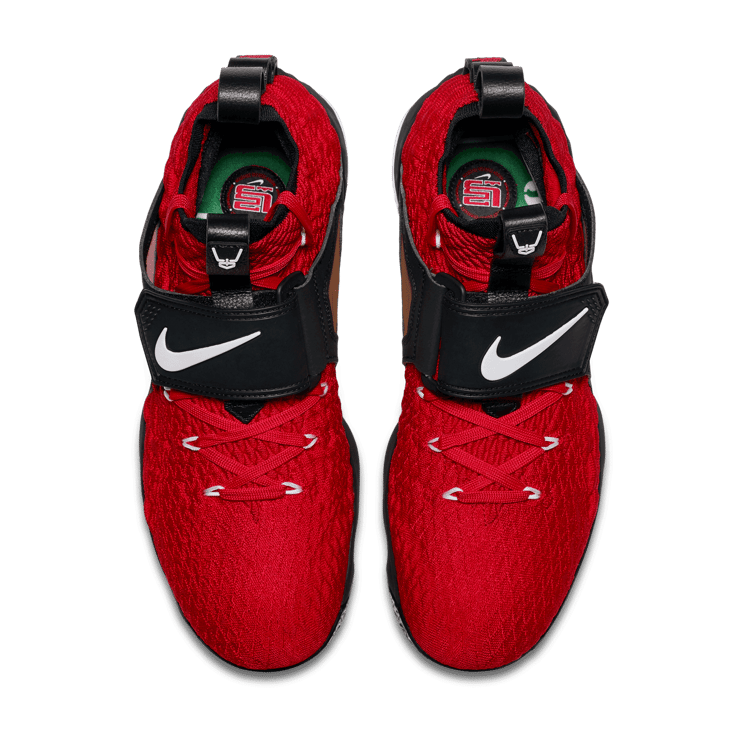 Nike LeBron 15 Red Diamond Turf Angle 1