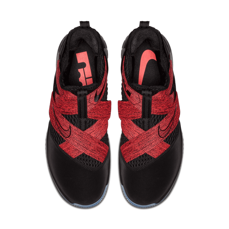 Nike LeBron Zoom Soldier 12 Black Red Angle 1