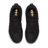 Nike LeBron 15 Low Black Gold Angle 1