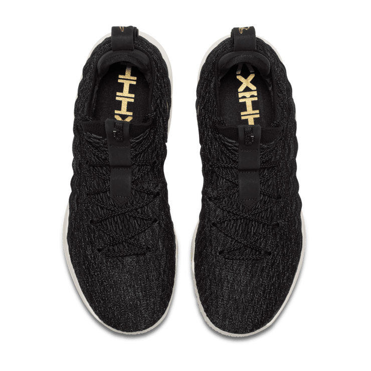 Nike LeBron 15 Low Black Gold Angle 1