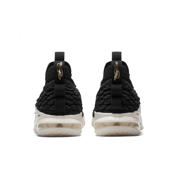 Nike LeBron 15 Low Black Gold Angle 3