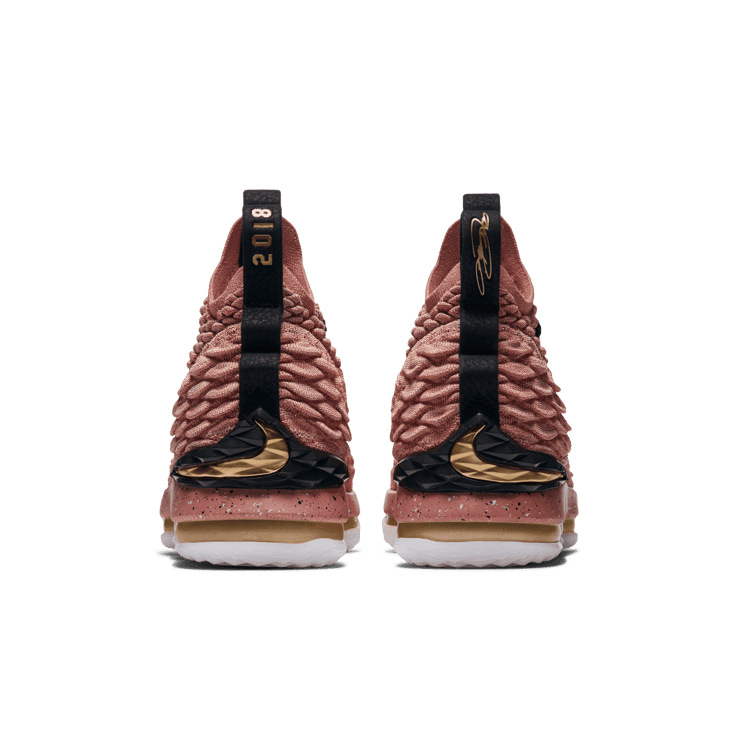 Nike LeBron 15 Rust Pink (GS) Angle 3