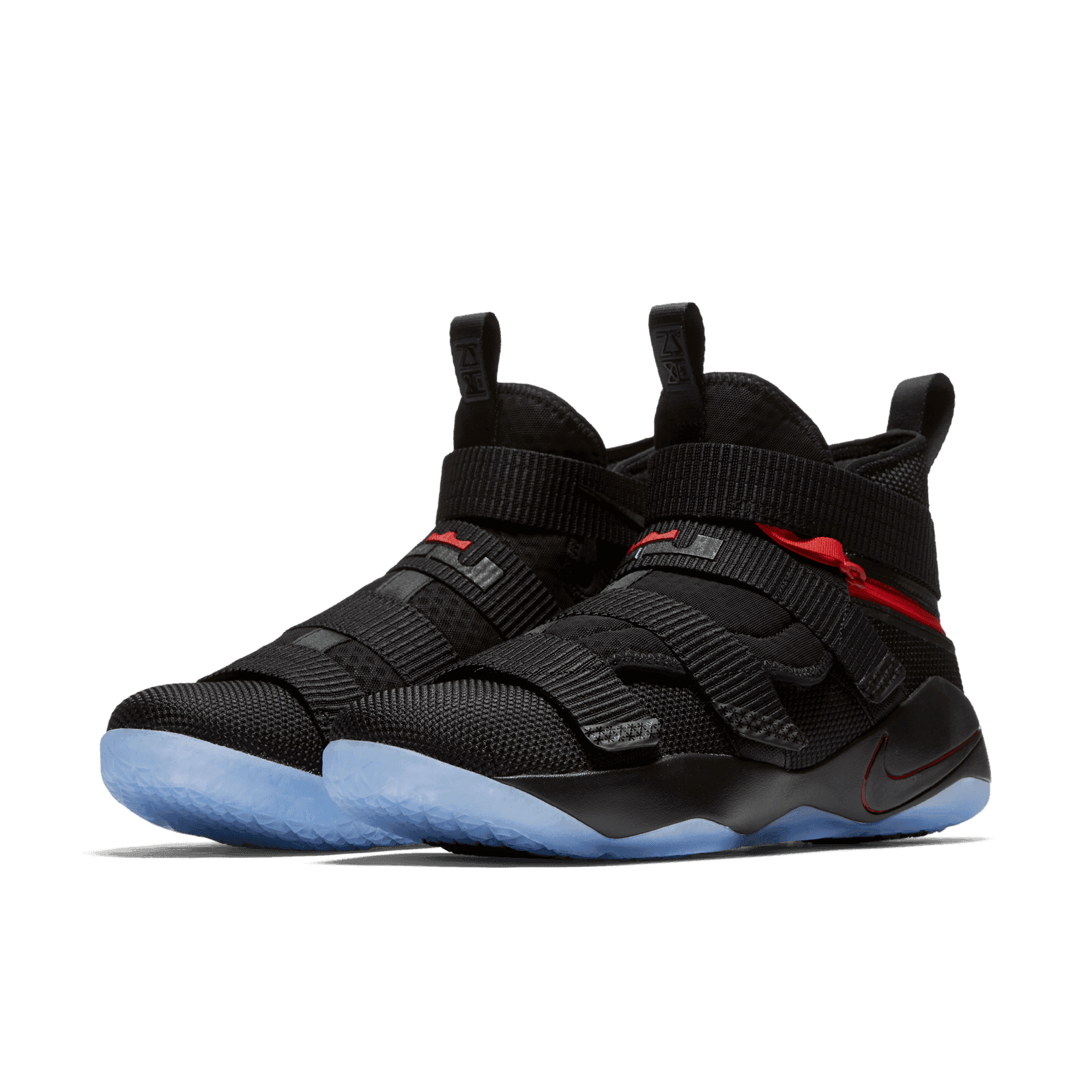 lebron soldier 11 red and black