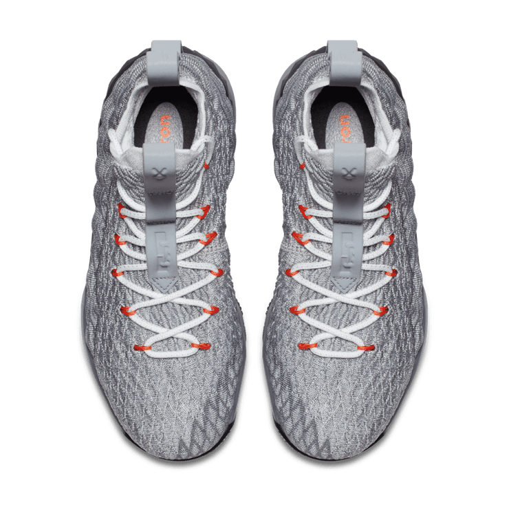 Nike LeBron 15 Safety Orange (GS) Angle 1