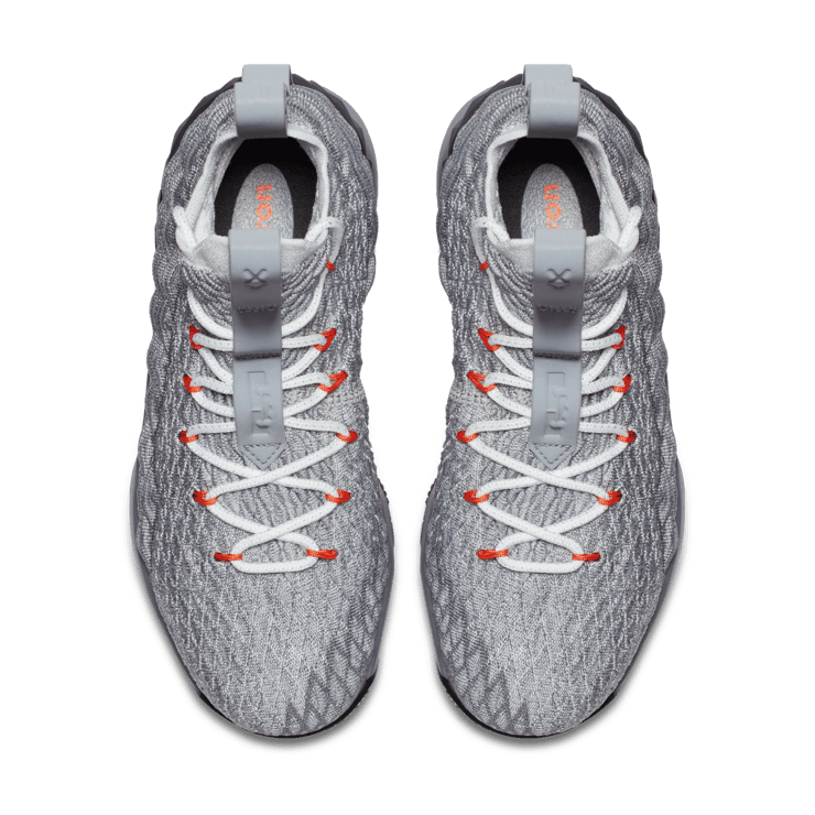 Nike LeBron 15 Safety Orange (GS) Angle 1