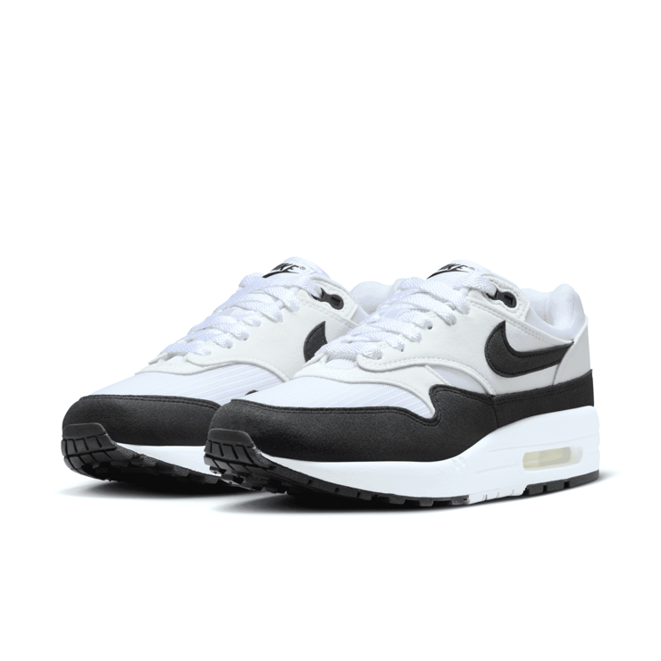 Nike Air Max 1 White Black Panda (W) (2023) Angle 2