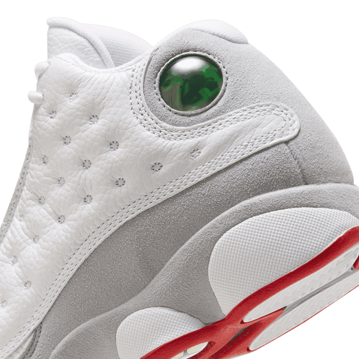 Gs Wolf Grey Gray And White 13s 13 Wolf Gray Red White Grey Jordan