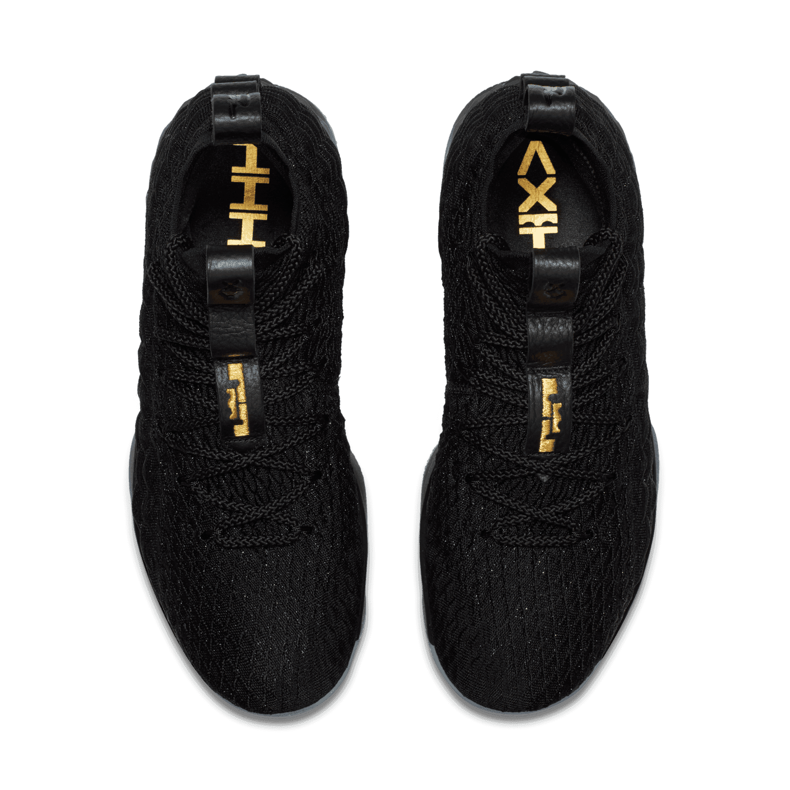 nike lebron 15 black gold