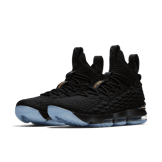 Nike LeBron 15 Black Gold Angle 2