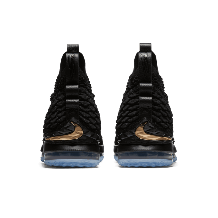 Nike LeBron 15 Black Gold Angle 3