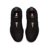 Nike LeBron 15 Black Metallic Gold (GS) Angle 1