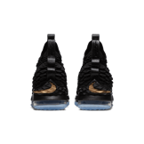 Nike LeBron 15 Black Metallic Gold (GS) Angle 3