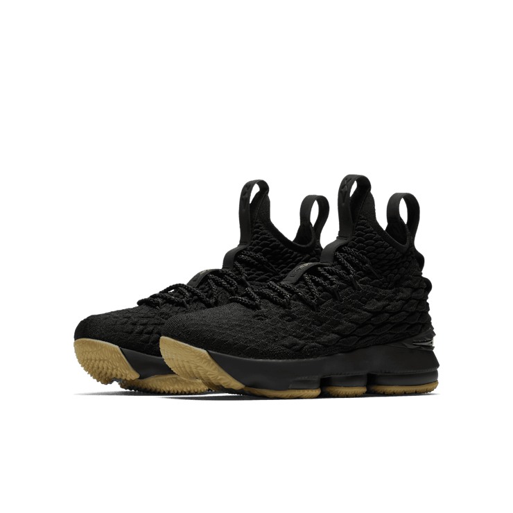 Black Gum Lebrons Shoes 15 Nike LeBron 15 Black Gum (GS) 922811