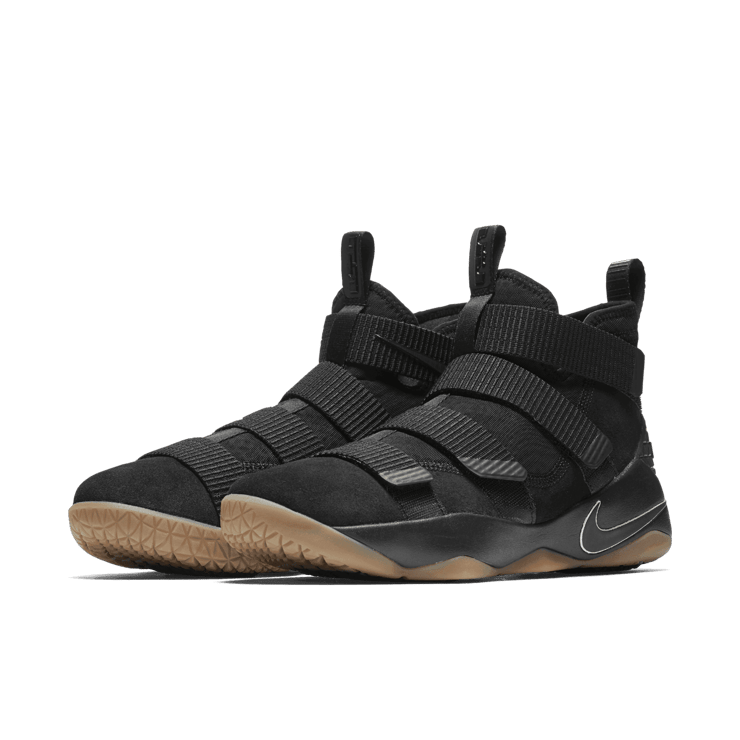 Nike LeBron Zoom Soldier 11 Black Gum Angle 2