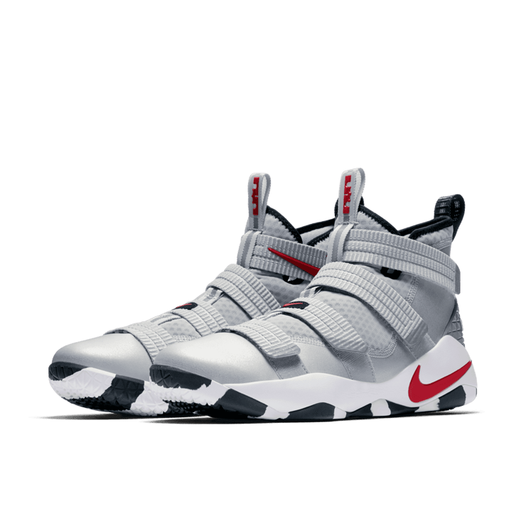 Nike LeBron Zoom Soldier 11 Silver Bullet Angle 2