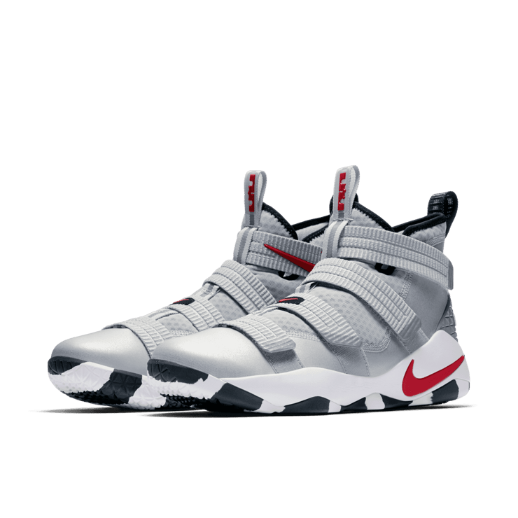 Nike LeBron Zoom Soldier 11 Silver Bullet Angle 2