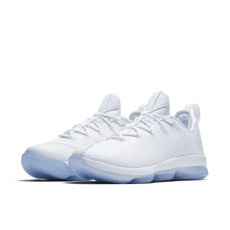 Nike LeBron 14 Low White Ice Angle 2