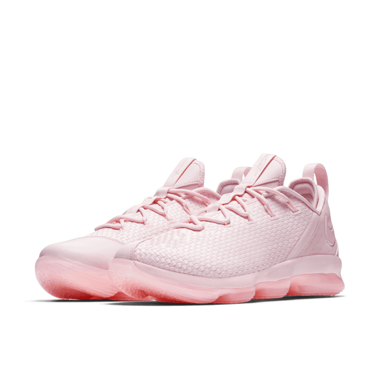 Nike LeBron 14 Low Prism Pink Angle 2