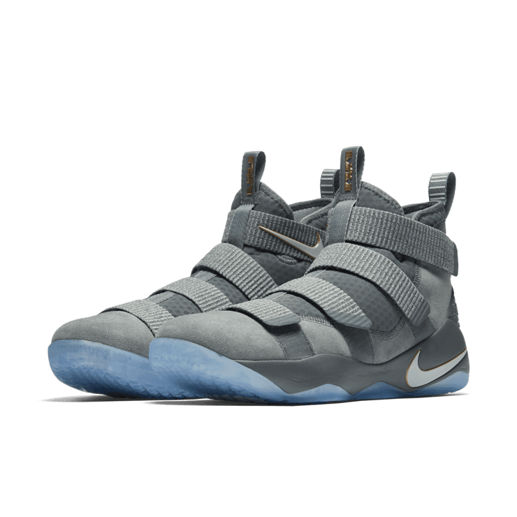 Nike LeBron Zoom Soldier 11 Cool Grey Angle 2