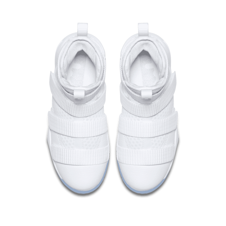 Nike LeBron Zoom Soldier 11 Triple White (GS) Angle 1