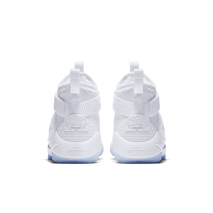 Nike LeBron Zoom Soldier 11 Triple White (GS) Angle 3