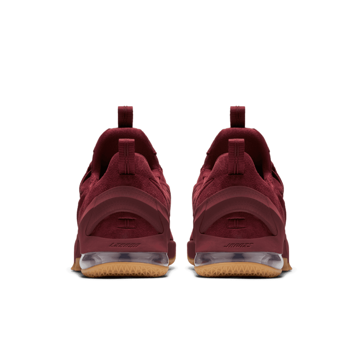 Nike LeBron 13 Low Team Red Gum Angle 3