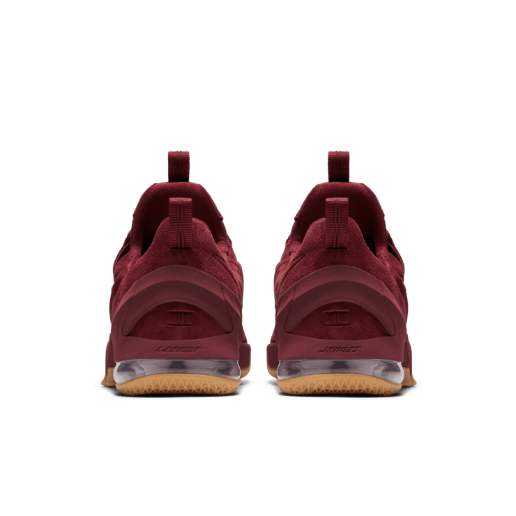 Nike LeBron 13 Low Team Red Gum Angle 3