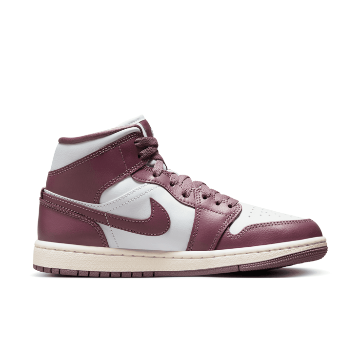 Air Jordan 1 Mid Pure Platinum Sky J Mauve (W) Angle 1