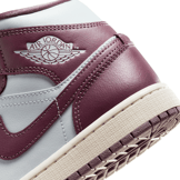 Air Jordan 1 Mid Pure Platinum Sky J Mauve (W) Angle 6