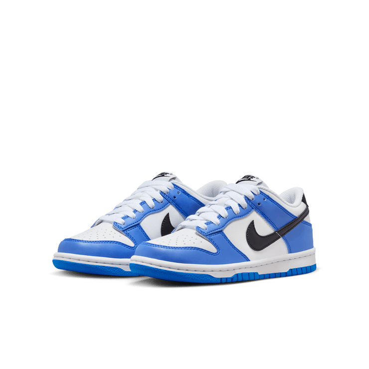 Nike Dunk Low Photo Blue Black White (GS) Angle 2