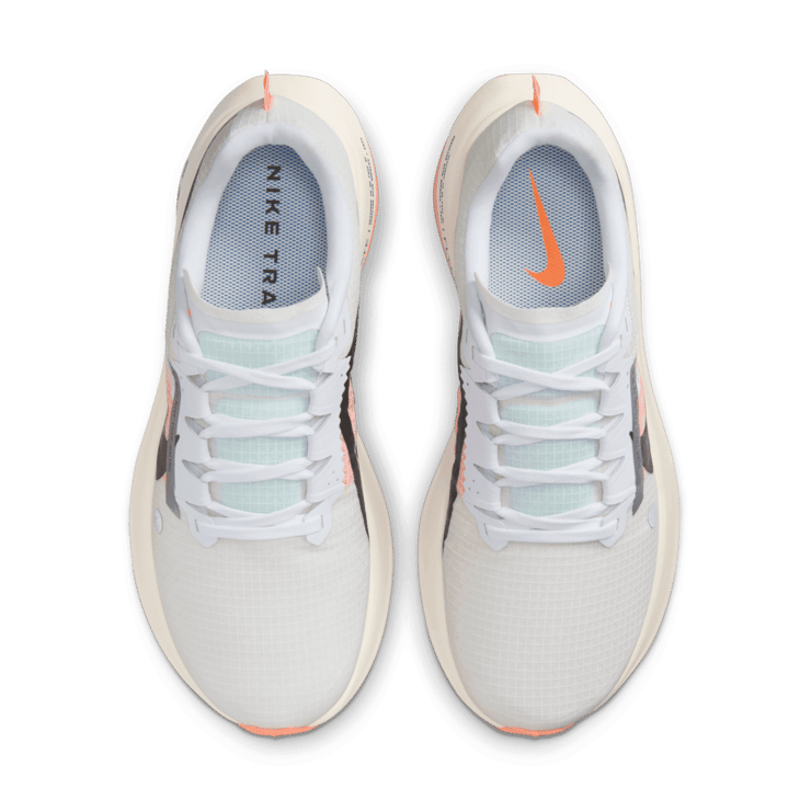 Nike ZoomX Ultrafly Trail White Black Total Orange Angle 1