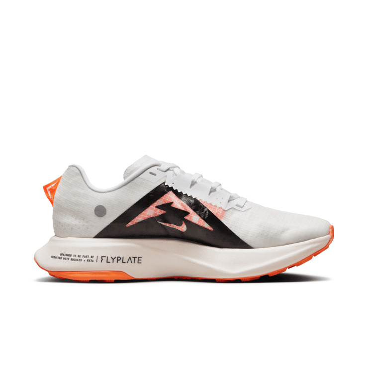 Nike ZoomX Ultrafly Trail White Black Total Orange (W) Angle 1